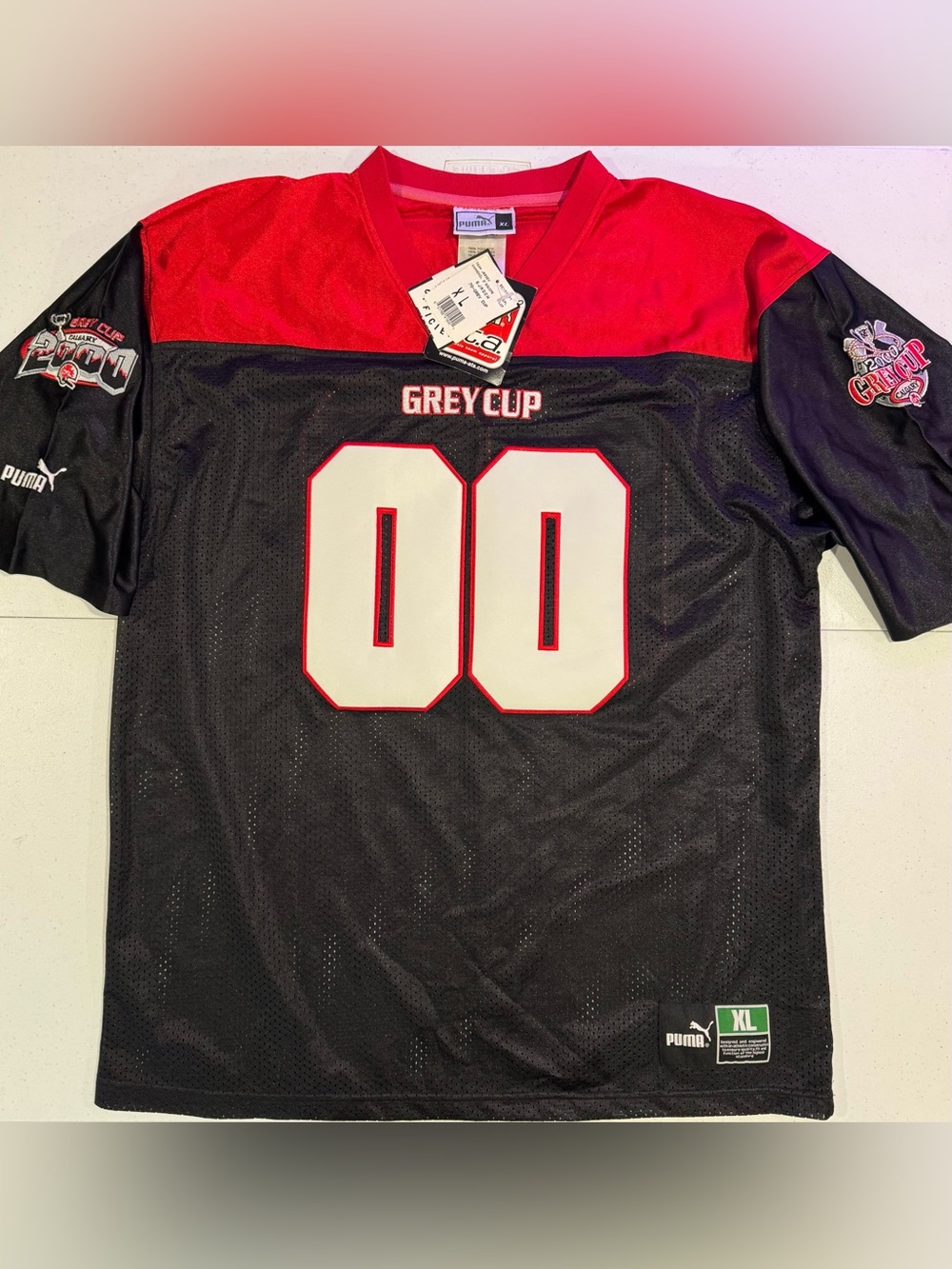 Vintage 2000 Puma CFL Grey Cup Football Jersey size XL